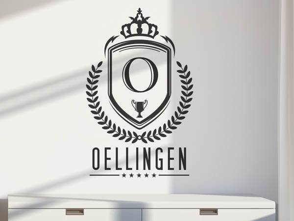 Wandtattoo Oellingen Wappen