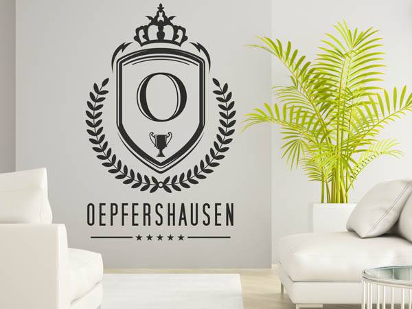 Wandtattoo Oepfershausen Wappen