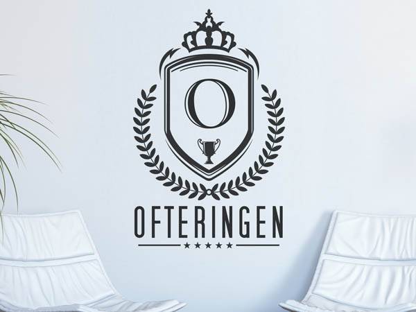 Wandtattoo Ofteringen Wappen