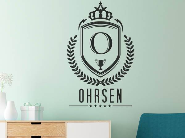Wandtattoo Ohrsen Wappen