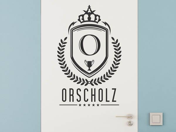 Wandtattoo Orscholz Wappen