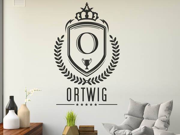 Wandtattoo Ortwig Wappen