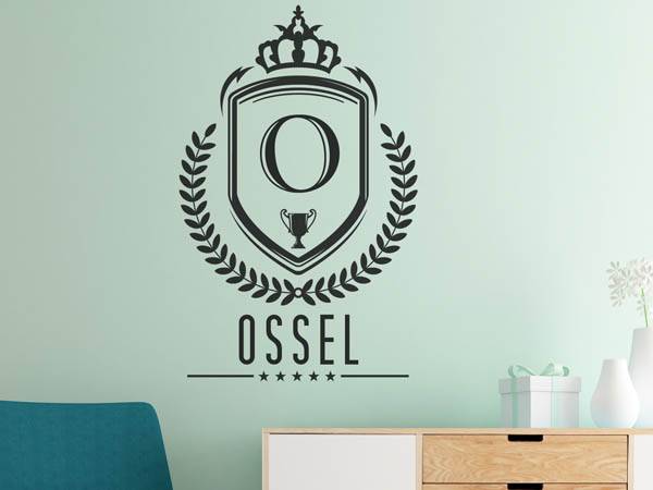 Wandtattoo Ossel Wappen