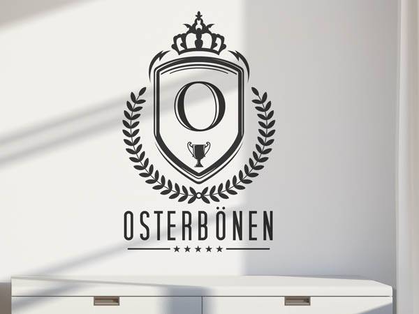 Wandtattoo Osterbönen Wappen