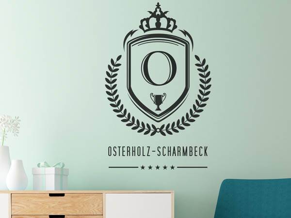 Wandtattoo Osterholz-Scharmbeck Wappen