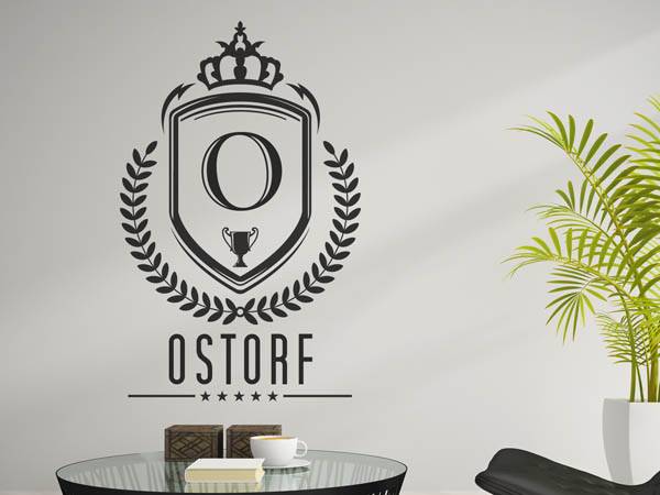 Wandtattoo Ostorf Wappen