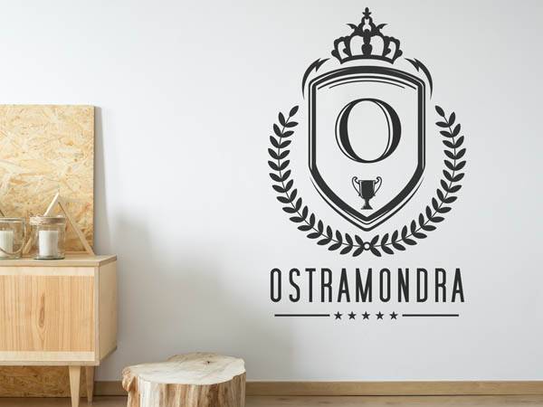 Wandtattoo Ostramondra Wappen