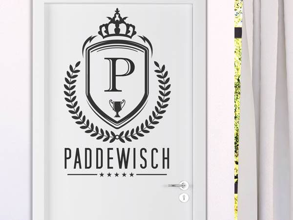 Wandtattoo Paddewisch Wappen