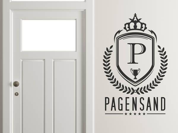 Wandtattoo Pagensand Wappen