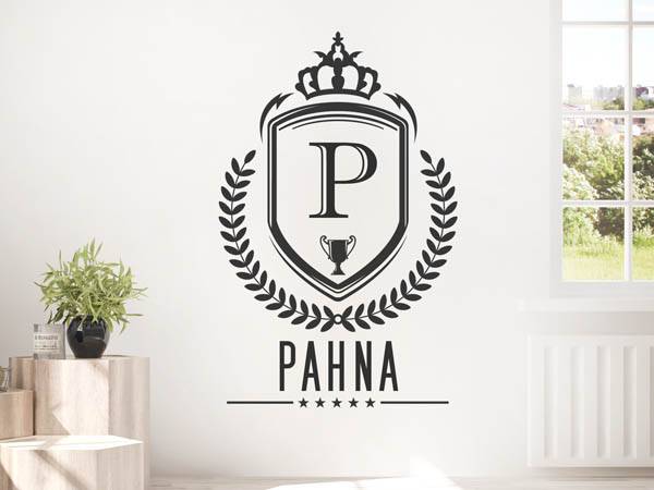 Wandtattoo Pahna Wappen