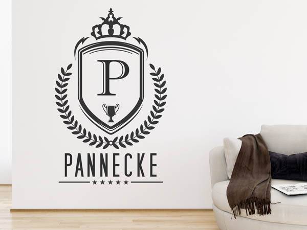 Wandtattoo Pannecke Wappen