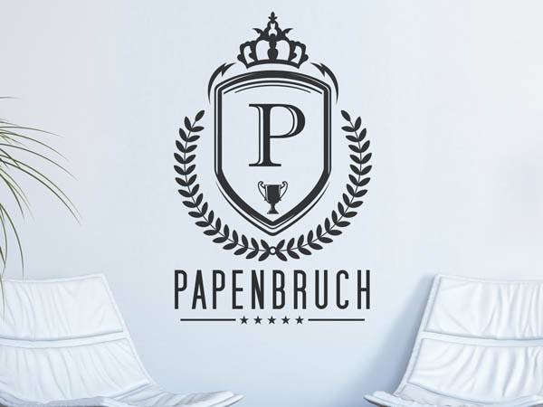 Wandtattoo Papenbruch Wappen