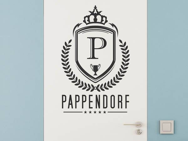 Wandtattoo Pappendorf Wappen