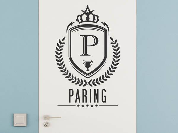 Wandtattoo Paring Wappen