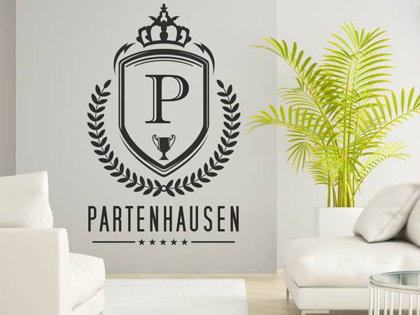 Wandtattoo Partenhausen Wappen