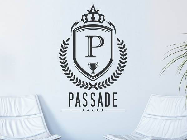 Wandtattoo Passade Wappen