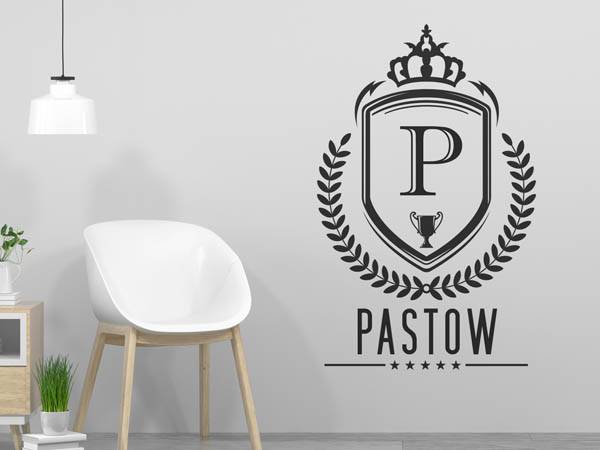 Wandtattoo Pastow Wappen