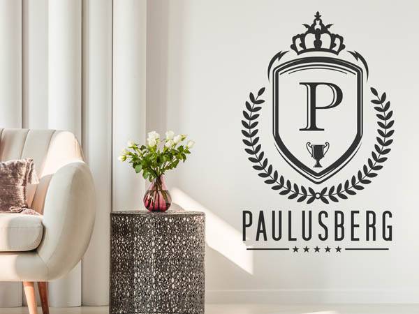 Wandtattoo Paulusberg Wappen