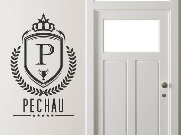 Wandtattoo Pechau Wappen