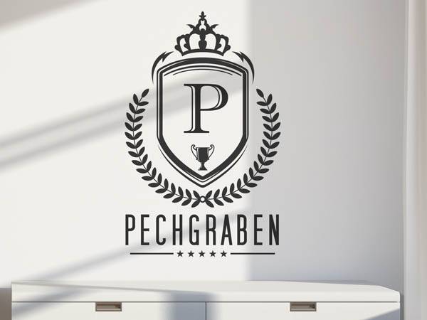Wandtattoo Pechgraben Wappen