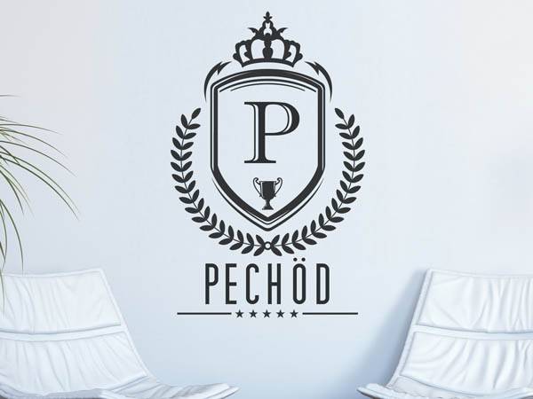 Wandtattoo Pechöd Wappen