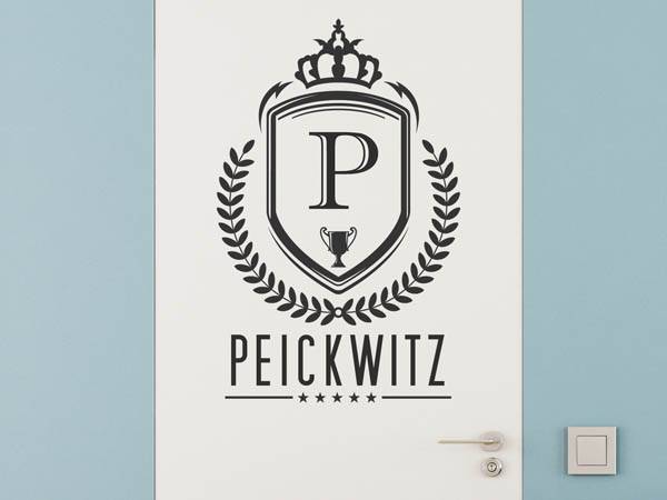 Wandtattoo Peickwitz Wappen