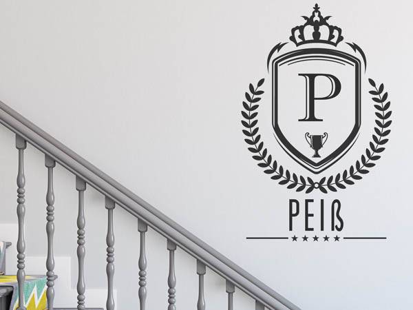 Wandtattoo Peiß Wappen