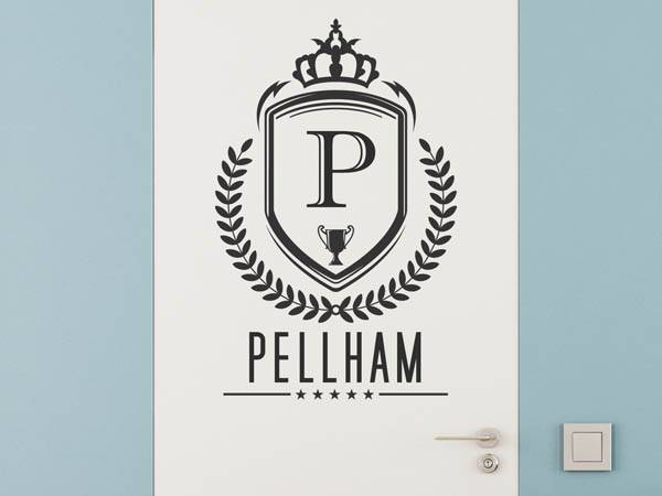 Wandtattoo Pellham Wappen