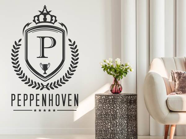 Wandtattoo Peppenhoven Wappen