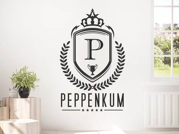 Wandtattoo Peppenkum Wappen