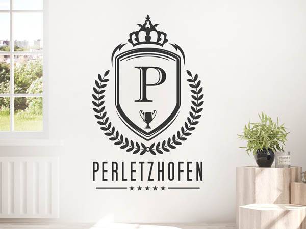 Wandtattoo Perletzhofen Wappen