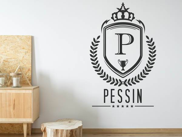 Wandtattoo Pessin Wappen