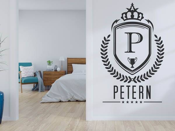 Wandtattoo Petern Wappen