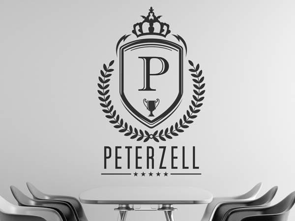 Wandtattoo Peterzell Wappen