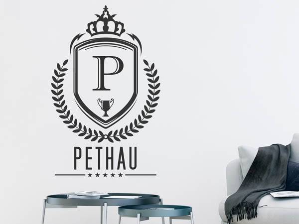 Wandtattoo Pethau Wappen