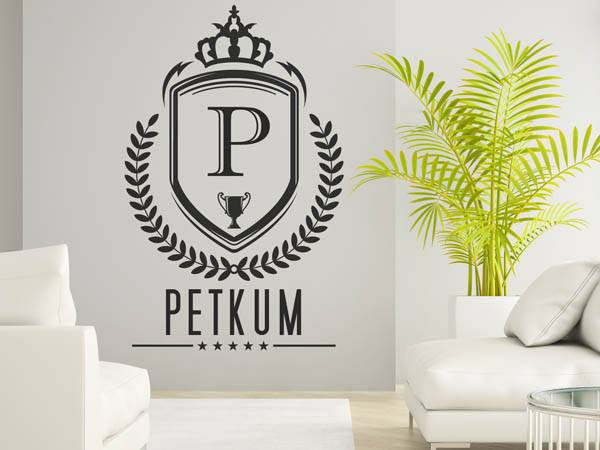 Wandtattoo Petkum Wappen