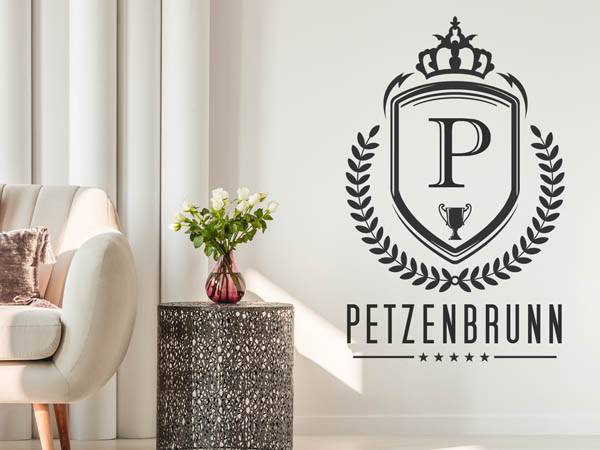 Wandtattoo Petzenbrunn Wappen