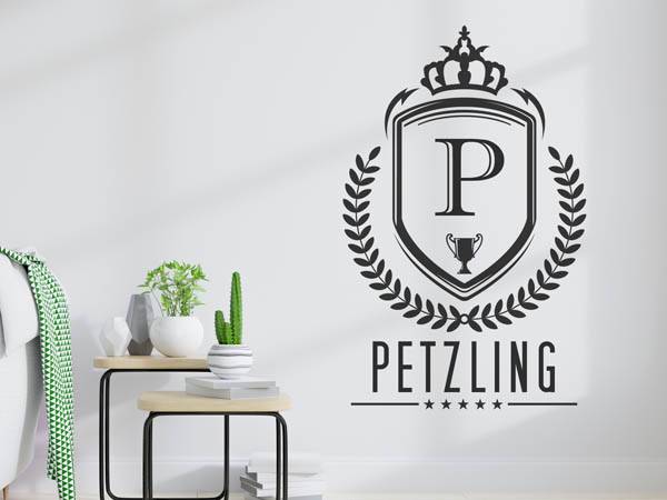 Wandtattoo Petzling Wappen