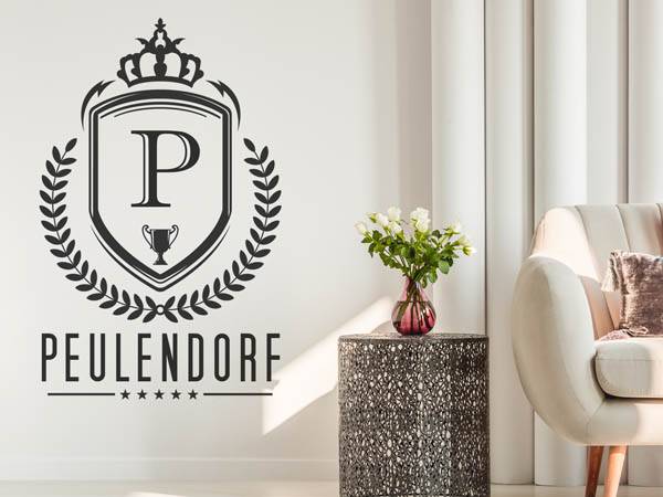Wandtattoo Peulendorf Wappen