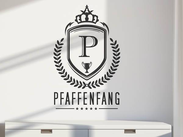 Wandtattoo Pfaffenfang Wappen