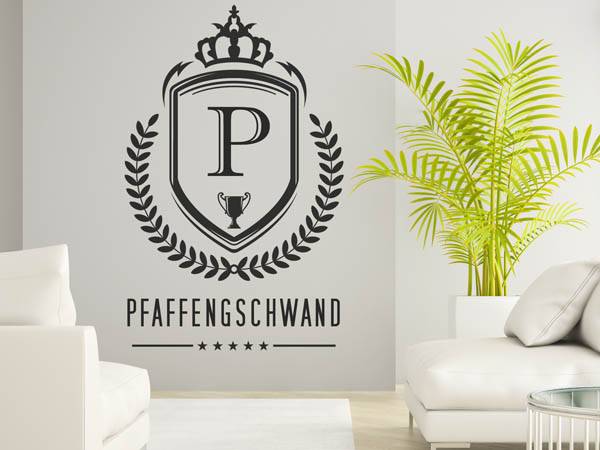 Wandtattoo Pfaffengschwand Wappen