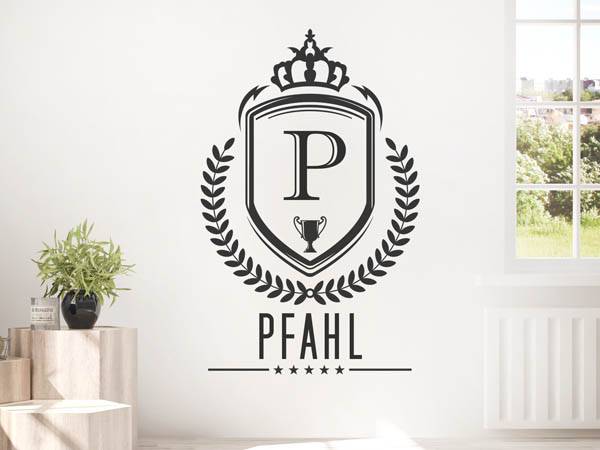 Wandtattoo Pfahl Wappen