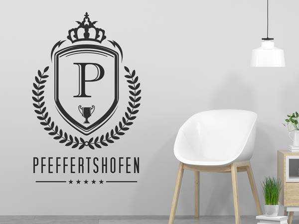 Wandtattoo Pfeffertshofen Wappen