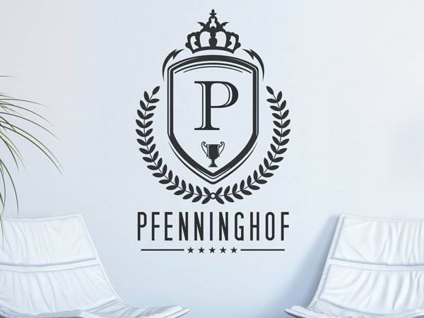 Wandtattoo Pfenninghof Wappen