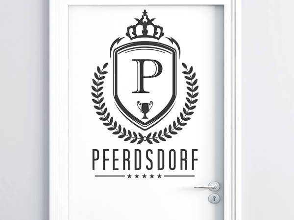 Wandtattoo Pferdsdorf Wappen