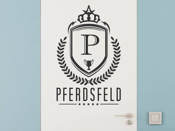 Wandtattoo Pferdsfeld Wappen