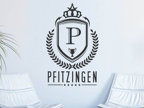Wandtattoo Pfitzingen Wappen