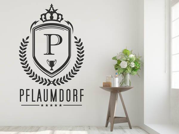 Wandtattoo Pflaumdorf Wappen