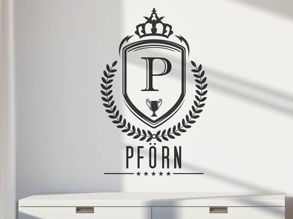Wandtattoo Pförn Wappen