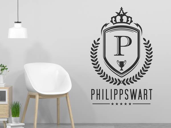 Wandtattoo Philippswart Wappen